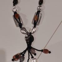 Collana in Murano e Spinello massiccia 