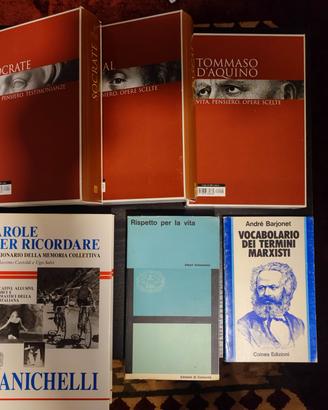Lotto 6 Libri Filosofia, Grandi Pensatori
