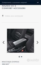 Bracciolo centrale Mazda CX3
