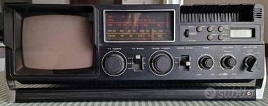 Radio TV e registratore a cassette