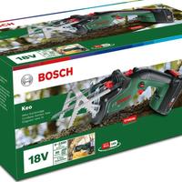 Nuovo -Bosch Sega da giardino a batteria Keo.
