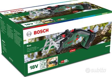 Nuovo -Bosch Sega da giardino a batteria Keo.
