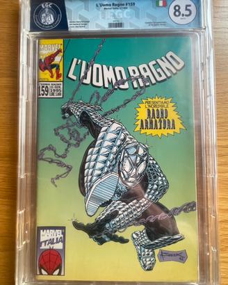 Spider-man: Spider-Armor 159 EGC 8.5 Marvel Italia