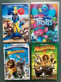 4 DVD per bambini Dream Works