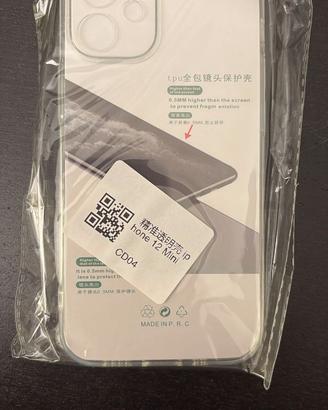 Cover Iphone 12 Mini Trasparente