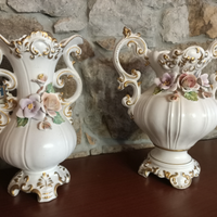 Vasi ceramica Capodimonte vintage