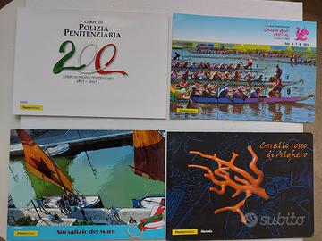Poker di folder Poste Italiane (1°)