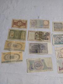 Banconote Italiane 5 50 500 5000 1000 2000 lire