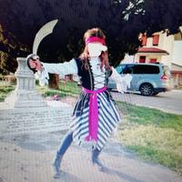 Vestito da carnevale piratessa pirata