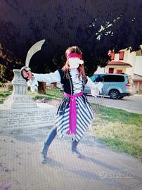 Vestito da carnevale piratessa pirata