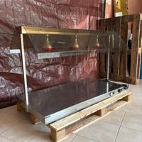 Piastra riscaldante con 3 lampade riscaldanti