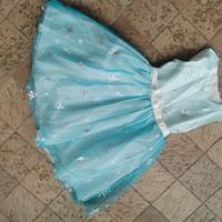 Costume Carnevale Elsa/fiocco di neve