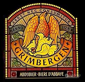 Insegna neon birra Grimbergen