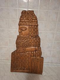 SCULTURA IN LEGNO INTAGLIATO A MANO