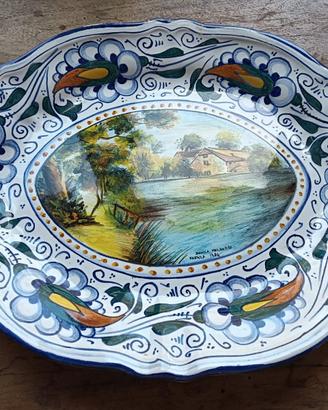ceramica artistica piatto decorato Danilo Melandri
