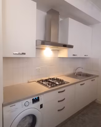 Cucina lineare Mondo Conv. 270cm Stella bianco op.