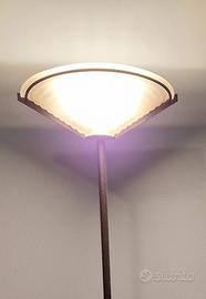 Lampada da terra/piantana Ikea in metallo e vetro 