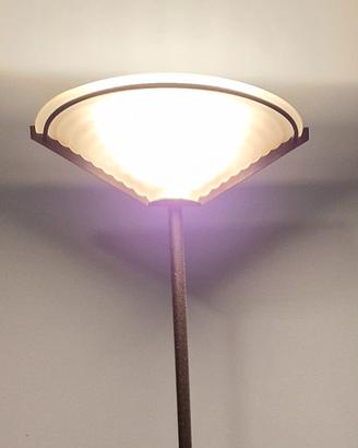 Lampada da terra/piantana Ikea in metallo e vetro 