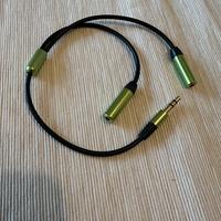 Cavo jack sdoppiatore audio