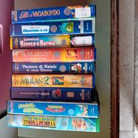 Video cassette Disney cartoni.
