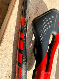 Manubrio mtb fibra di carbonio