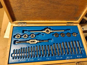 Set kit maschi e filiere krino M3-M10 completo