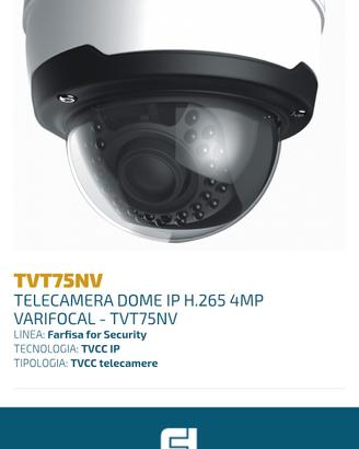 Telecamere IP  4 MP  H265 IP 66 variofocal FARFISA