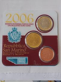 San Marino mini divisionali FdC.