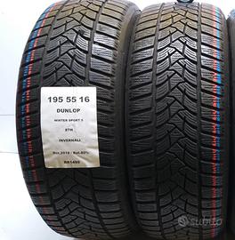 2 GOMME 195 55 16 DUNLOP BR1499