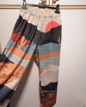 Pantaloni ampi da donna in cotone