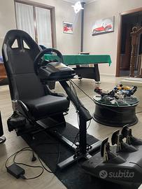 postazione sim racing+logitech g29+ cambio
