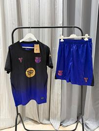 Completo FC Barcelona x Kobe Bryant Nero e Viola