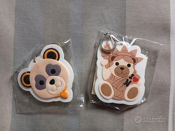 Portachiavi Panda e Teddy Thun