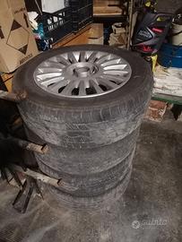 4 cerchi in lega 6jx15 Fiat 500, no coppette