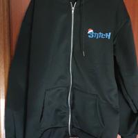 felpa zip Stitch natale  unisex taglia m nuova