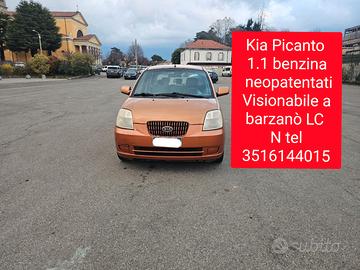 Kia picanto 1.1 benzina neopatentati 5 porte