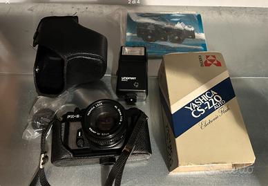 Yashica FX-3 full,oculare,flash,borsa libretto