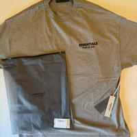 Maglietta essential grigia autenitca