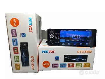 AUTORADIO BLUETOOTH 1 DIN CARPLAY SCHERMO DA 5.5"