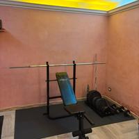 HOME GYM - palestra - panca e dischi