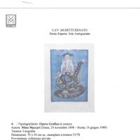 Litografia di Mino Maccari