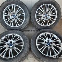 4 cerchi in lega 17 ford kuga gomme invernali