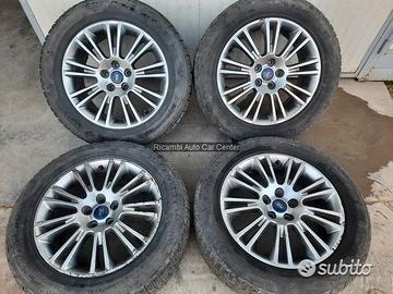 4 cerchi in lega 17 ford kuga gomme invernali