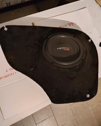 subwoofer con box per fiat 600