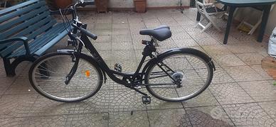 Bicicletta WEG Decathlon adulto nera