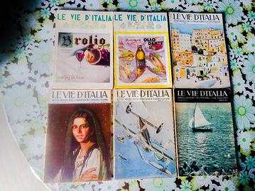 6 Riviste Le Vie D'Italia dal '33 al '47