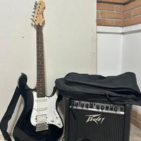 Chitarra Elettrica Yamaha con Amplificatore Peavey