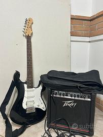 Chitarra Elettrica Yamaha con Amplificatore Peavey