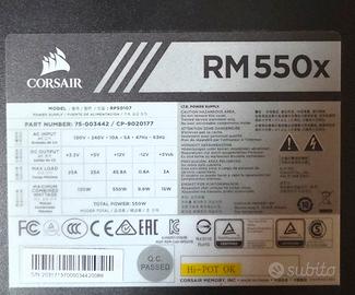 alimentatore Corsair rm550x da testare 