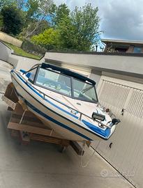 Motoscafo con motore yamaha 25cv